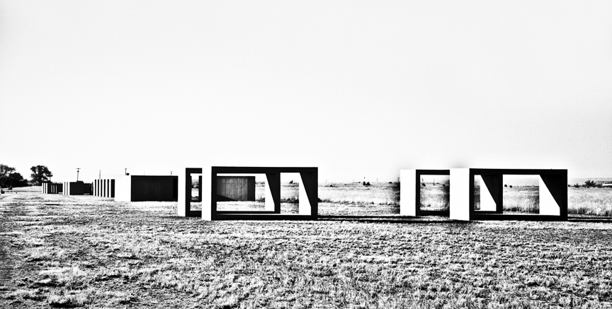 Donald Judd's concrete blocks